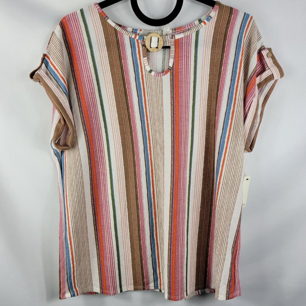 NWT CURE. women's short sleeve Top